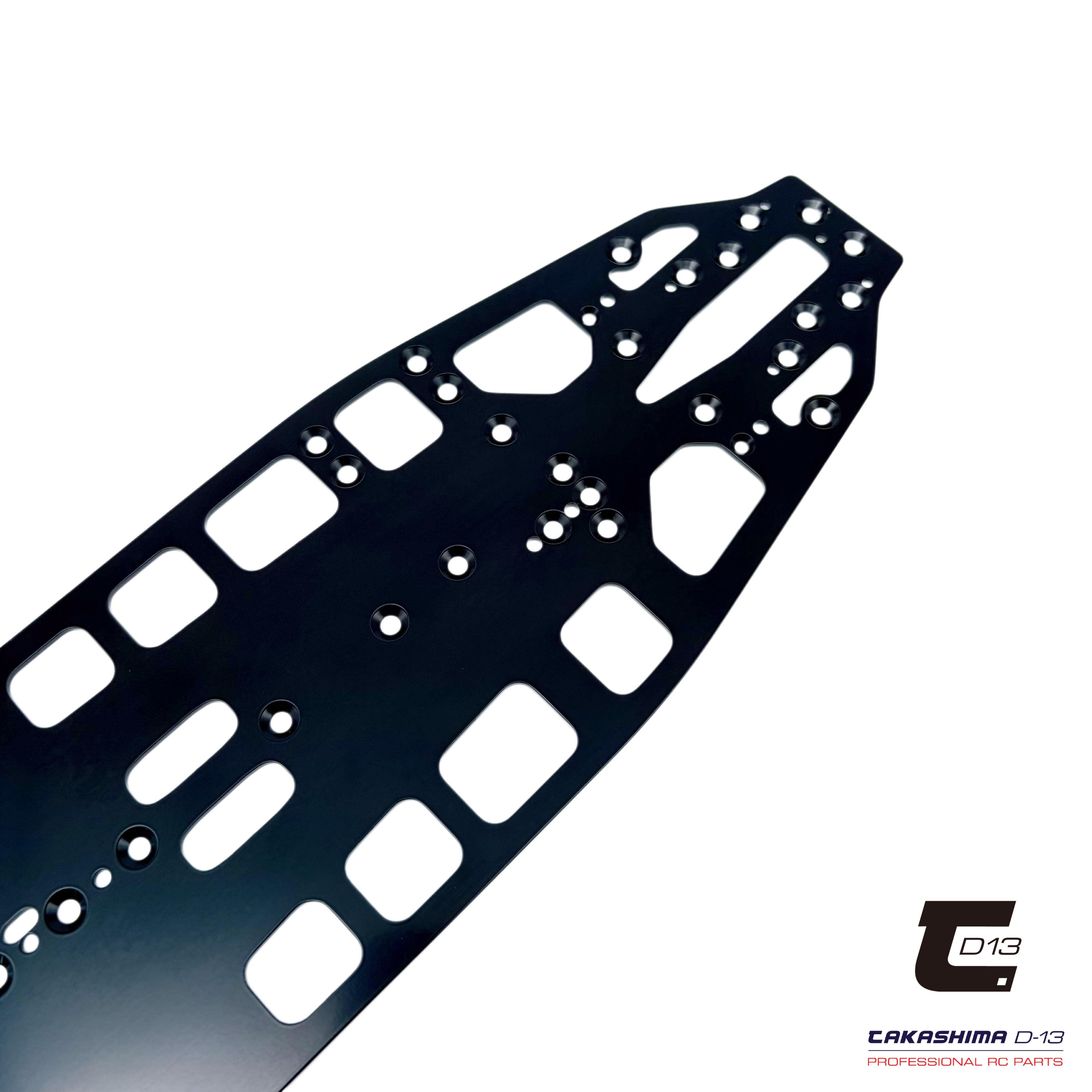 Takashima D-13 Titanium Chassis 1.5 mm for RC Maker SP2 (101g) – Black