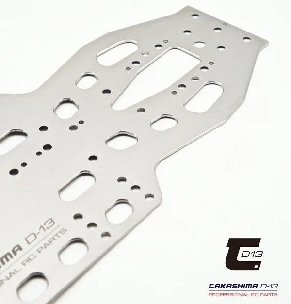 TKSM-123 Takashima D-13 Stahl Chassis 1,2mm fr Schumacher Mi9 (175g) (4)