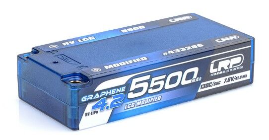 LRP HV LCG Modified Shorty Graphene-4.2 5500mAh 7.6V 130C/65C LiPo Akku - 195g
