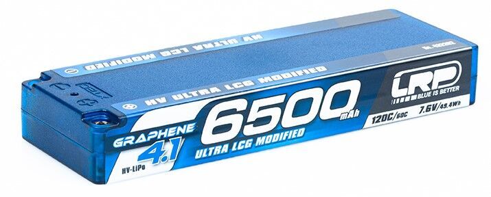 LRP Graphene-4.1 6500mAh 7.6V 120C/60C HV Ultra LCG Modified LiPo Battery - 237g