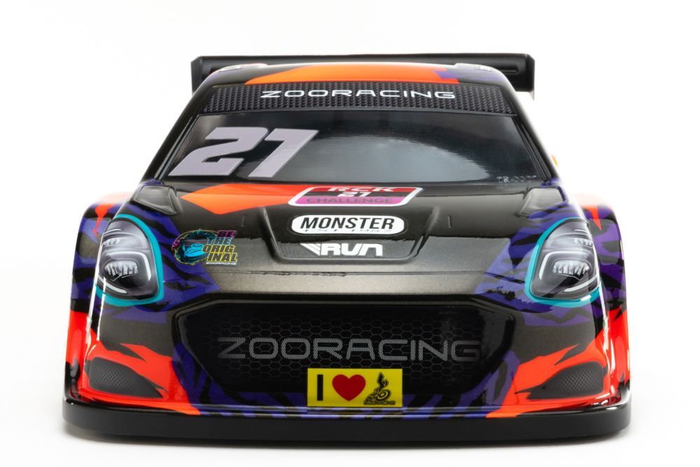 ZR-0027-05 ZooRacing APEX 110 FWD Car 190mm Karosserie (unlackiert) 0,5mm - ULTRALITE (3)