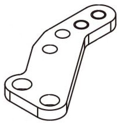 AXON TC10/3 Aluminum Steering Arm (1)