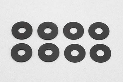 Yokomo Unterlegscheiben Spurverbreiterung 0,5 mm / 1,0 mm - Schwarz