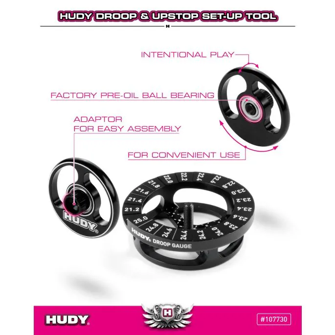 HUDY Droop und Upstop Setup Werkzeug