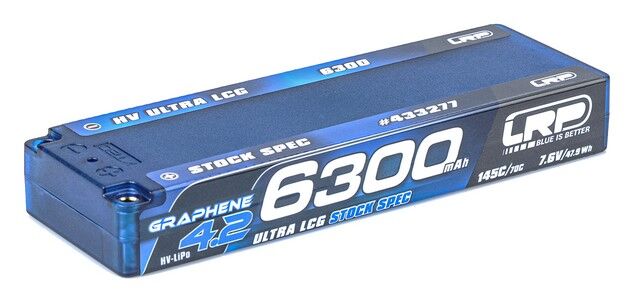 LRP HV Ultra LCG Stock Spec Graphene-4.2 6300mAh 7.6V 145C/70C LiPo Akku - 237g