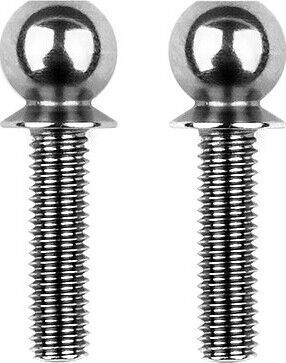 Team Associated FT HD Titanium Ballstuds Short, 12mm (2)
