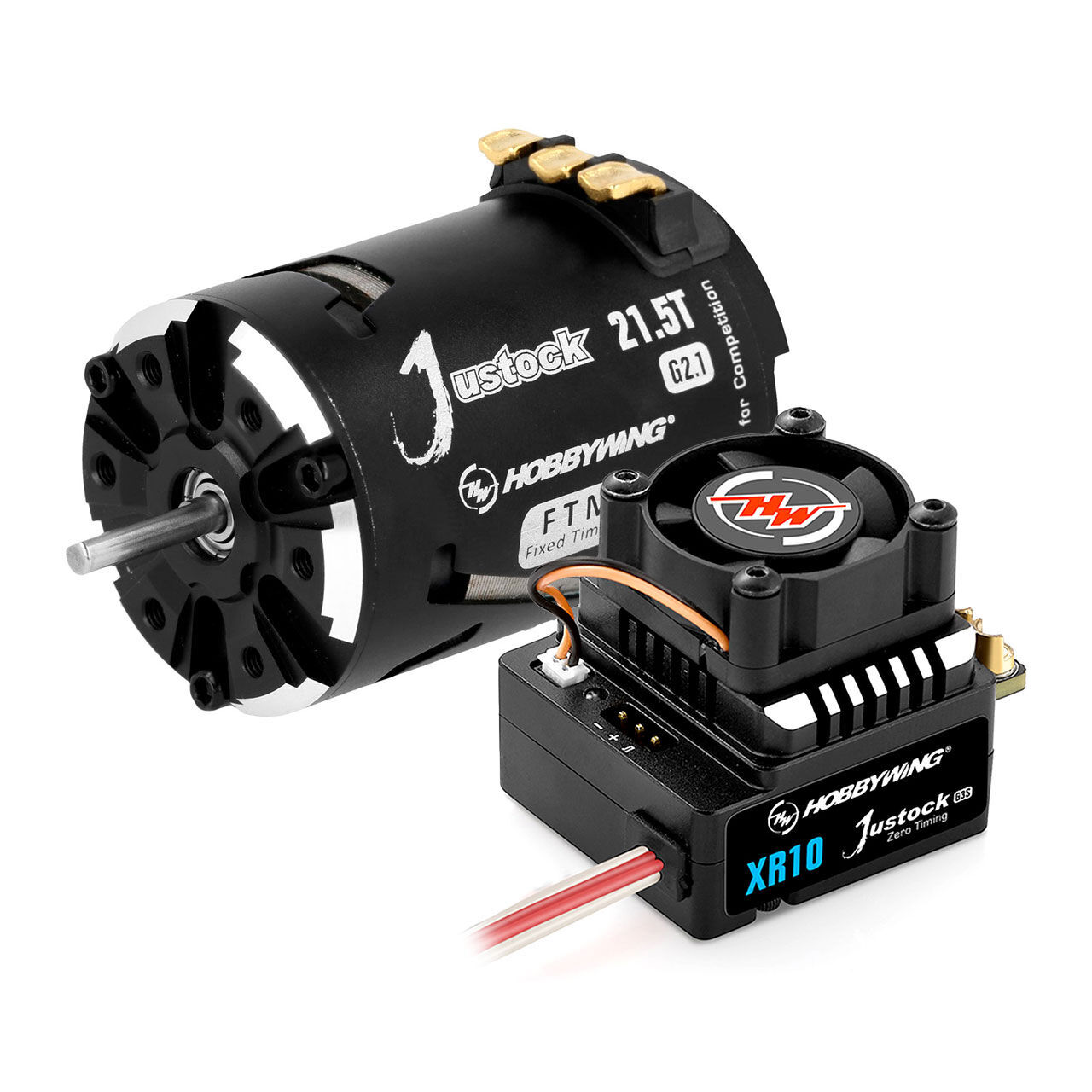 Hobbywing XERUN Justock Combo XR10 G3S ESC + 21.5T Brushless G2.1 Motor 2050kV