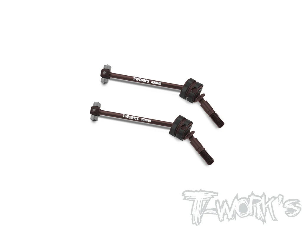 T-Work`s ECS Bearing Drive Shaft 43mm für Schumacher Mi9 (2)