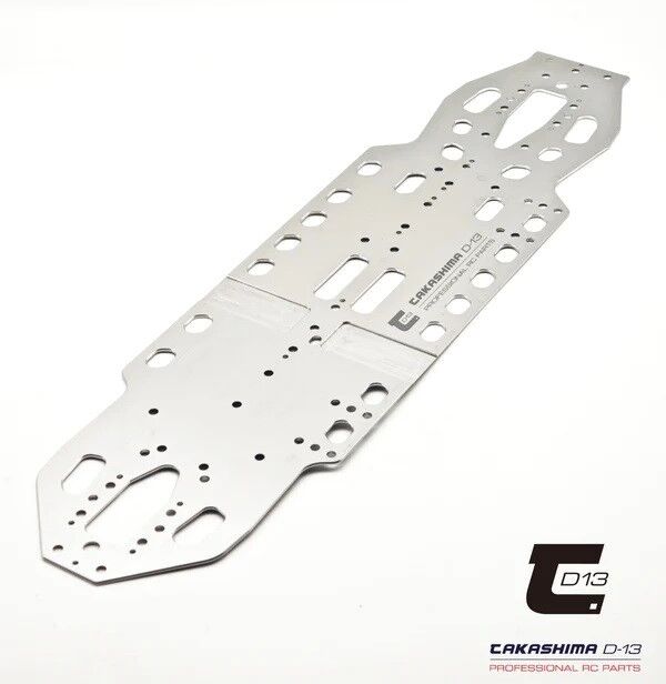 Takashima D-13 steel chassis 1.2mm for Schumacher Mi9 (175g)