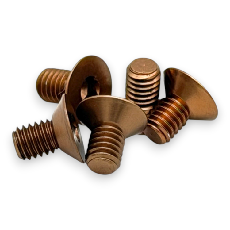 INOV8 X-Lite Bronze 7075 Aluminium Button Head Screws M3x16mm (5)
