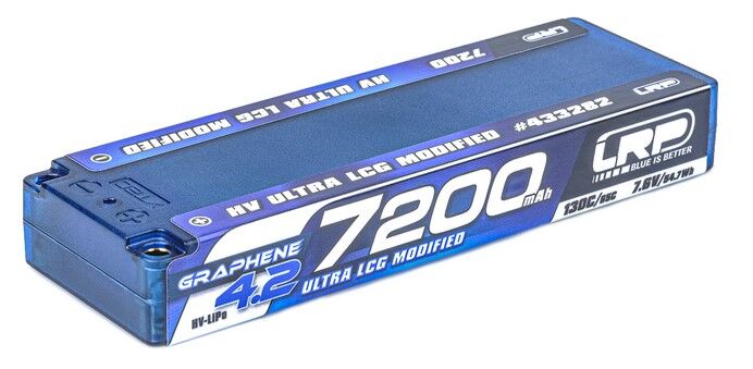 LRP HV Ultra LCG Modified Graphene-4.2 7200mAh 7.6V 120C/60C LiPo Battery - 237g