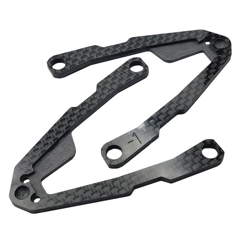 RC MAKER Kohlefaser Querlenker Kurzer Radstand (7mm) Awesomatix A800MMX / FX (2)