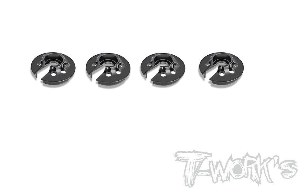 T-Work`s Aluminum Shock Spring Retainer for Xray X4-2023 (4)