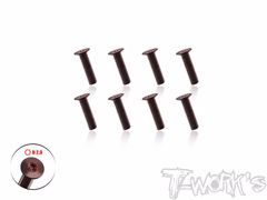 T-Work´s  120° Steel Countersunk CNC Hex Screw M3 x 12,0mm (8)