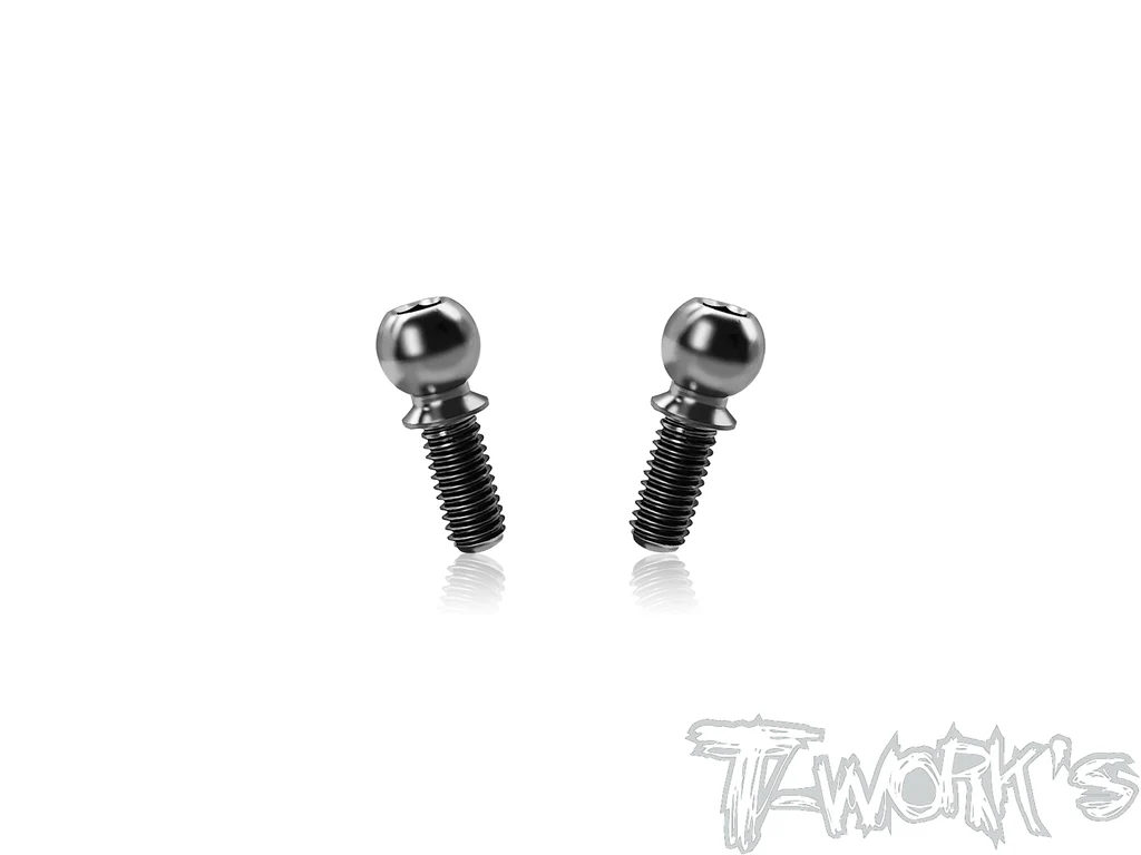 T-Work`s 64 Titanium Ball Stud 4,9 x 6,5mm for Xray X4-2026 (2)