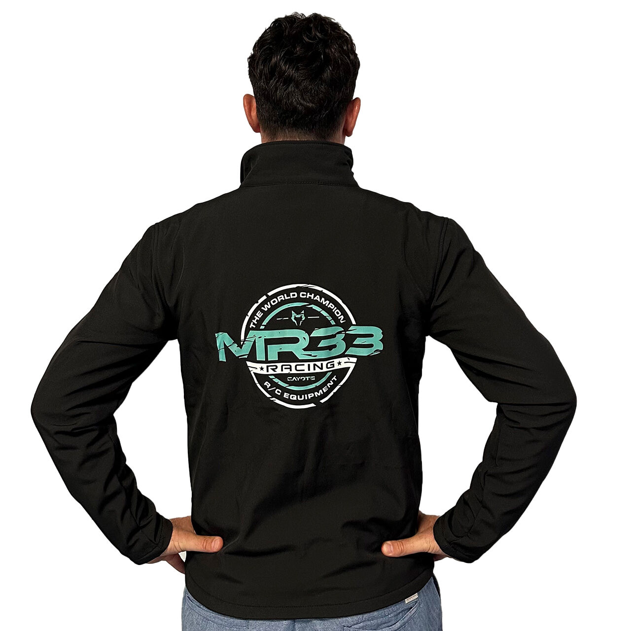 MR33 "goes Cayote" Softshell Jacke by 33Graphix- Schwarz