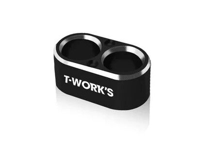 T-Work`s Aluminum Wire Clamp 2-Hole 4,5mm (1)