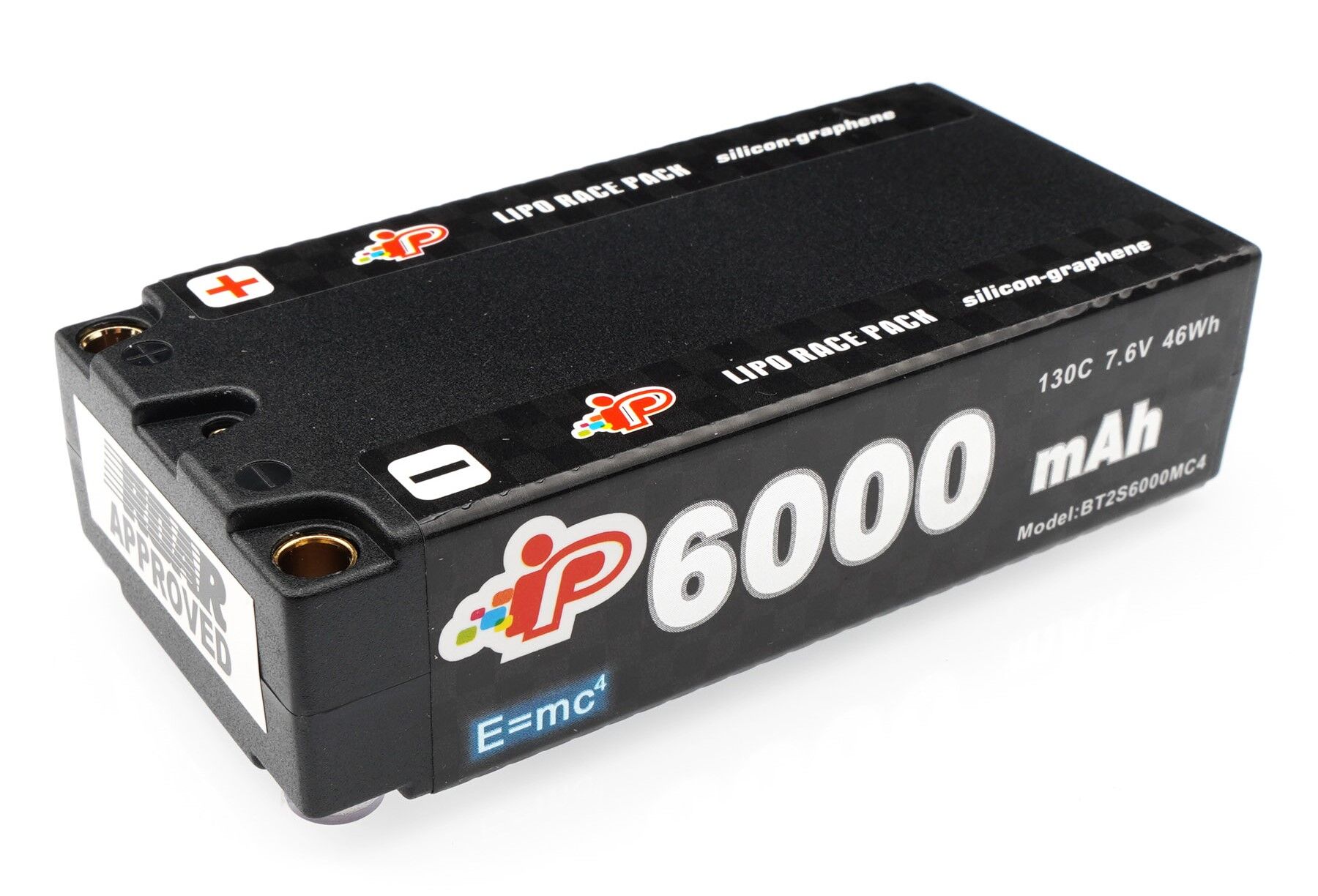 Intellect MC4 6000mAh 130C 7.6V High Power Graphene Shorty Pack LiHV