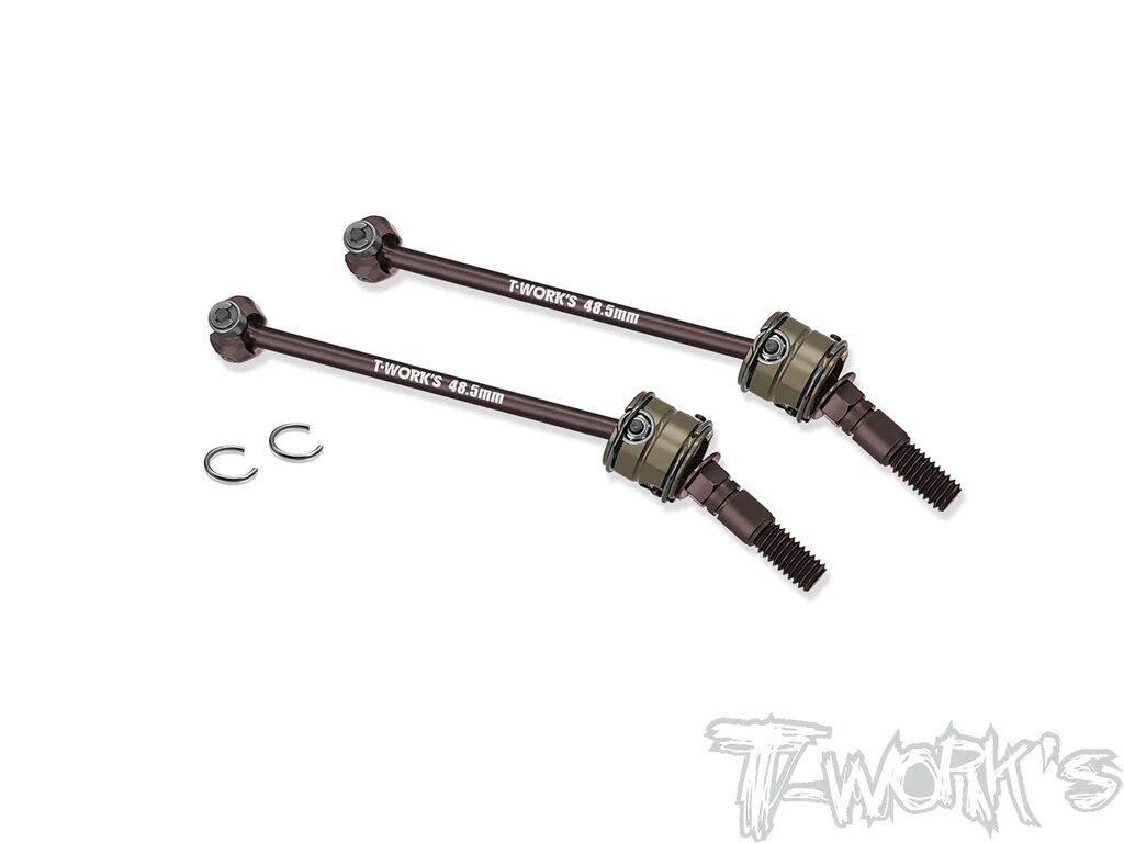 T-Works Dual Ball Bearing Drive Shaft Set Xray X4-24/23 & X4F-24 (2)