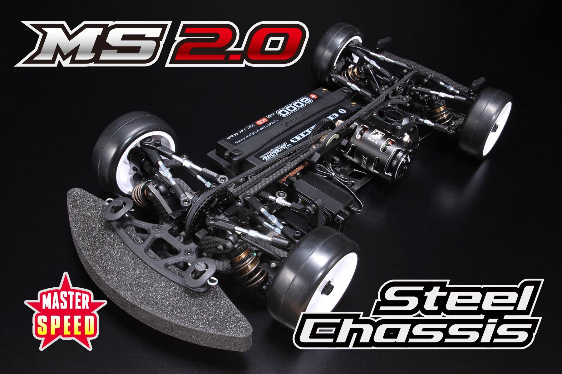 Yokomo Master Speed MS2.0 1:10 Tourenwagen Baukasten mit 1,2mm Stahl Chassis