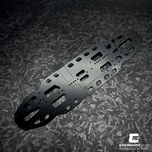 Takashima D-13 Steel Chassis 1,1mm for Xray X4`26 (148g)