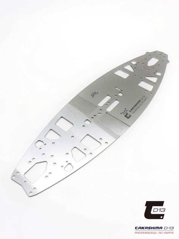 Takashima D-13 Stahl Chassis 1,2mm für Mugen Seiki MTC-3 (146g)