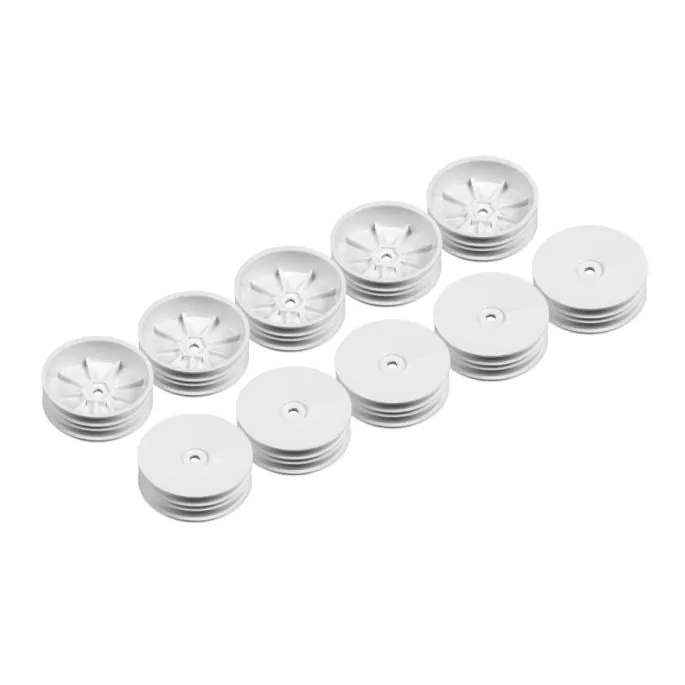 XRAY XB2 2WD Front Wheel Aerodisk Narrow 12mm Hex - White (10)