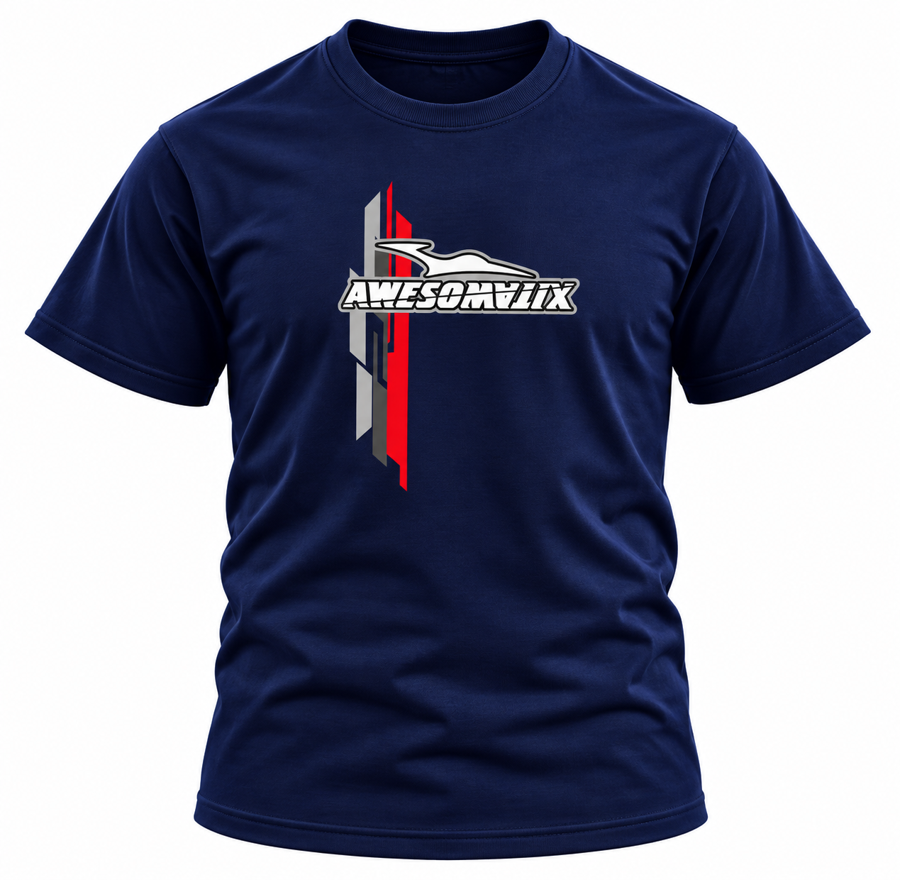 Awesomatix Team T-Shirt - Navy Blau