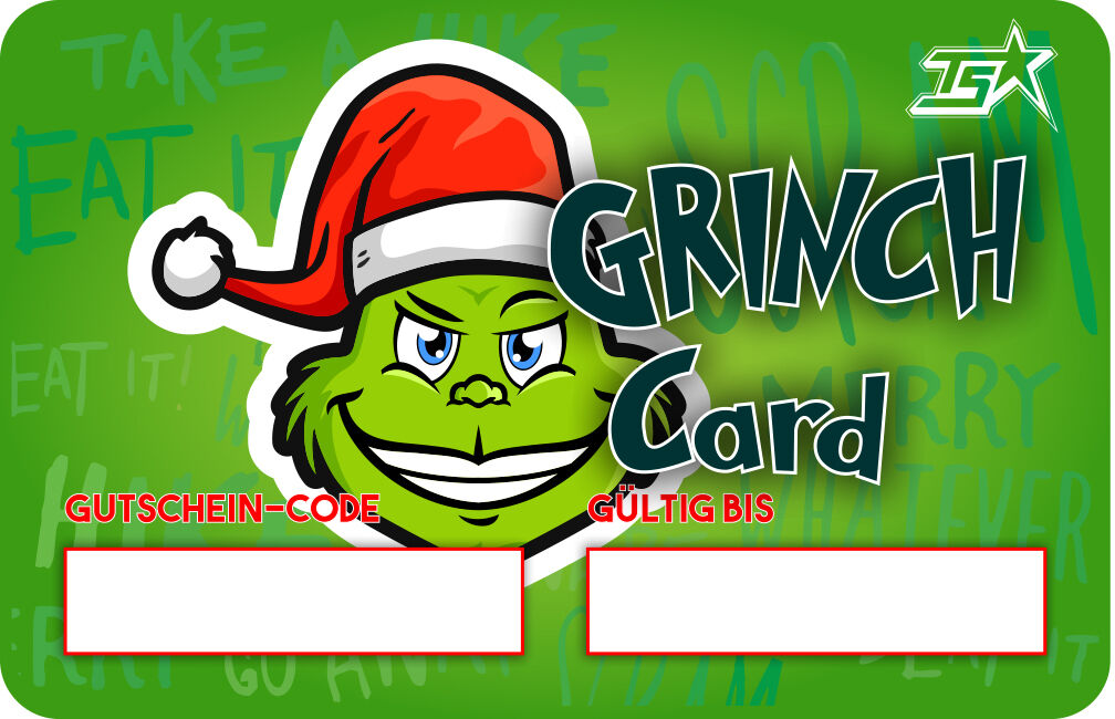Gutscheinkarte Grinch flex Print@Home