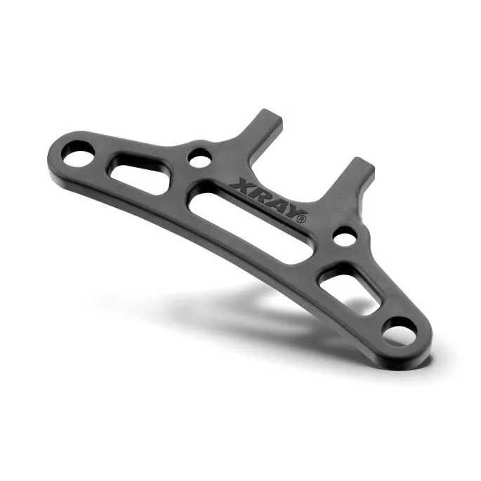 XRAY X4-2026 Composite Upper Holder for Bumper for Uni Bulkheads (1)