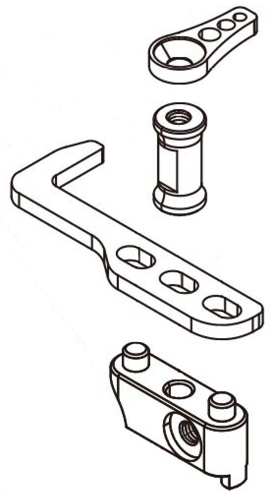 AXON TC10/3 Battery Mount Set