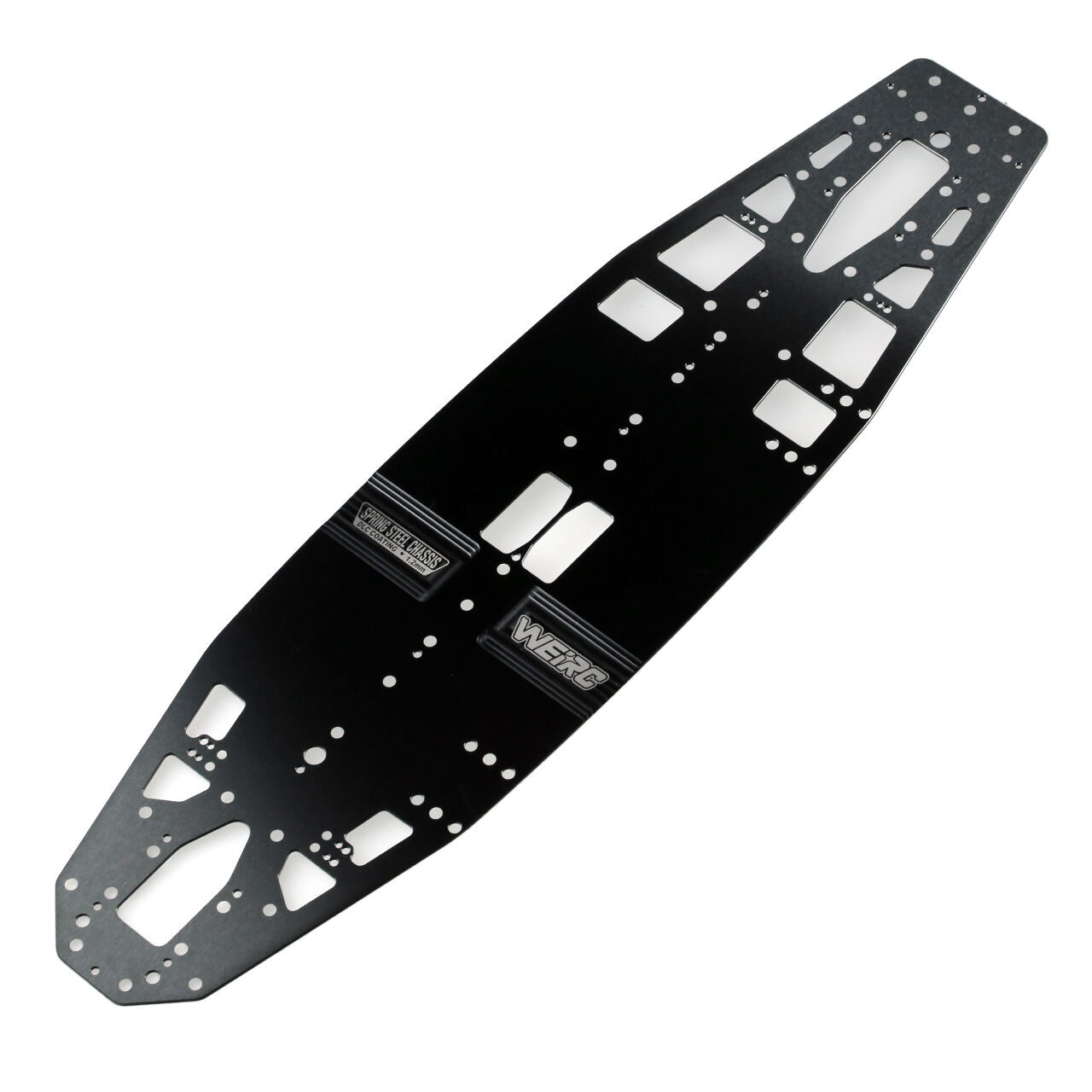 WeiRC DLC Steel Chassis 1.2mm for Schumacher Mi10 (167 g) – Black