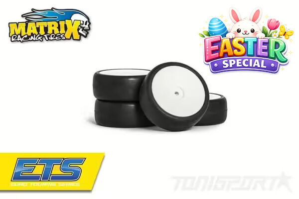 Matrix 1:10 Tourenwagen 28R Reifen Komplettrad verklebt Teppich (4)