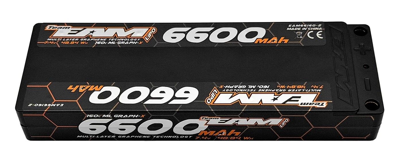 Team EAM - Multi Layer Graph-X 6600mAh - 160C -  7,4V - 247g, - 19,5mm - 2S ULCG LiPo
