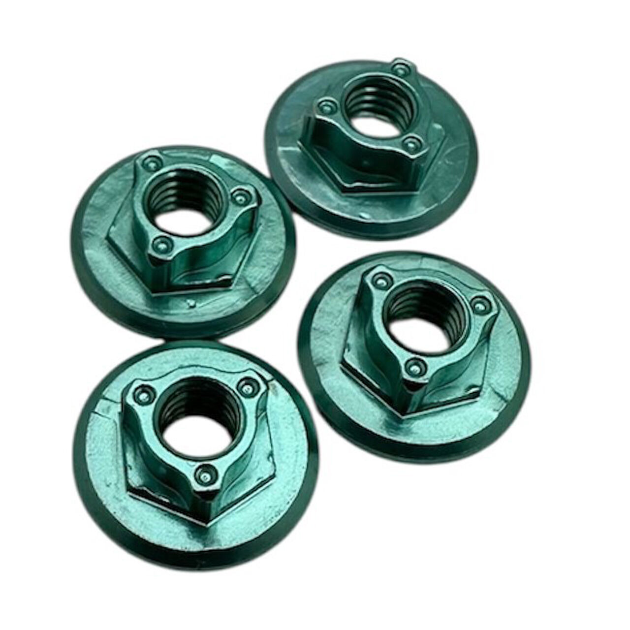 MR33 Aluminum Large Serrated Wheel Nut 4,0mm - Cayote (4)