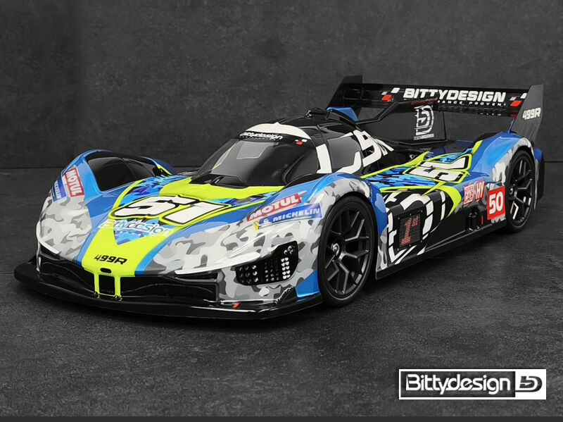Bittydesign 499R 1/10 LMH  Body 1:10 (clear) 190mm