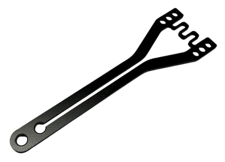 MR33 Fiberglass GFK Split Topdeck Front Medium 1,6mm Xray X4-2025 (1)