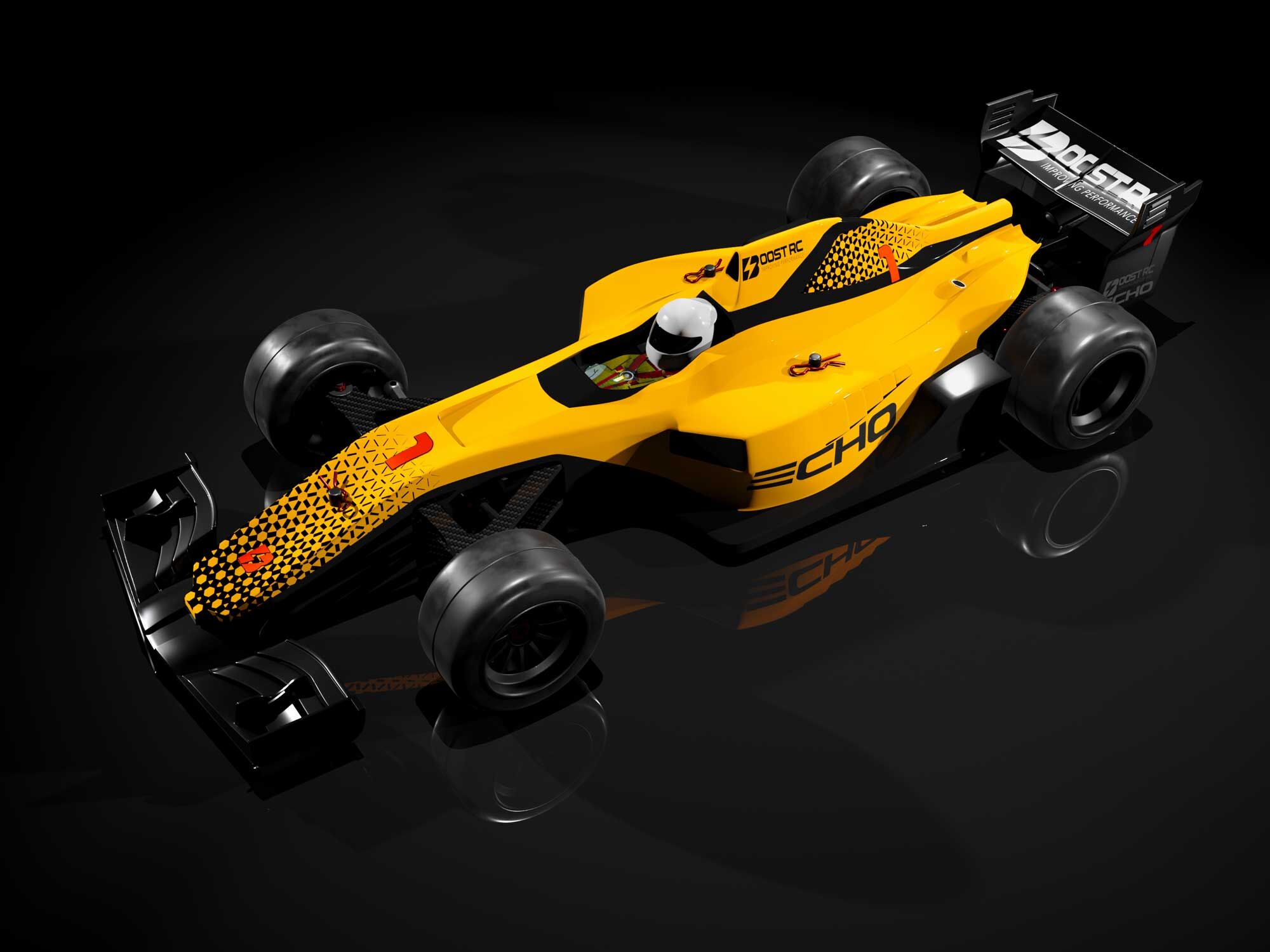 Boost RC Echo F1 Body Shell 0,7mm (clear) 