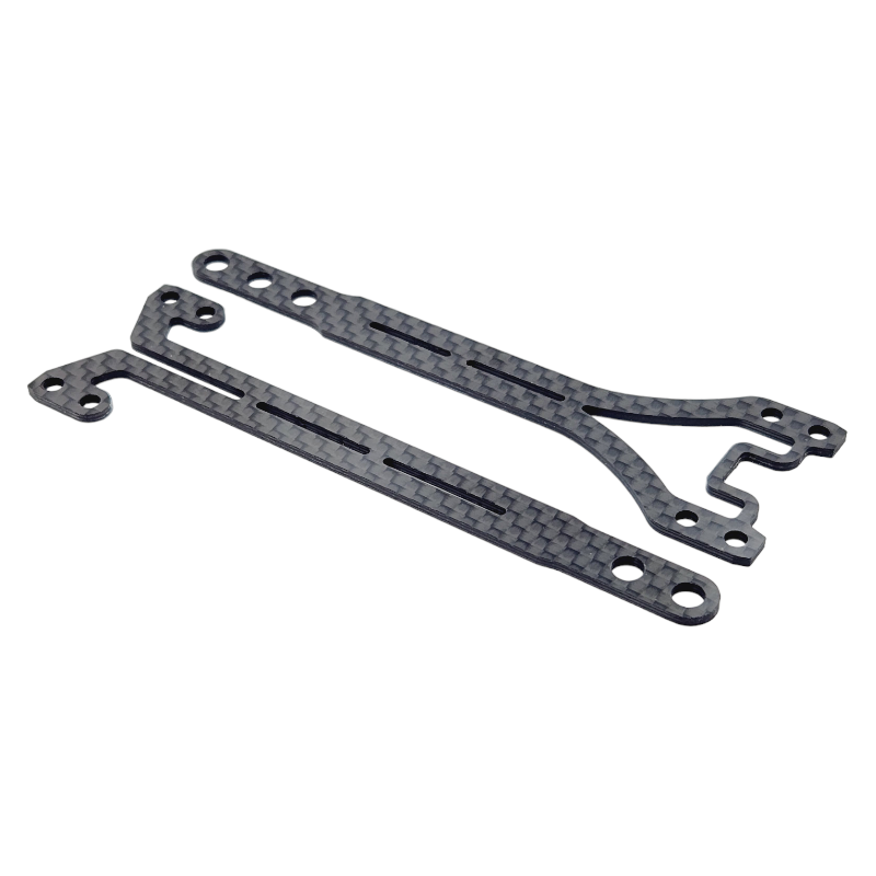 RC MAKER Mugen MTC-2R Carbon SlimFlex Twin Upper Deck Set 2,0mm