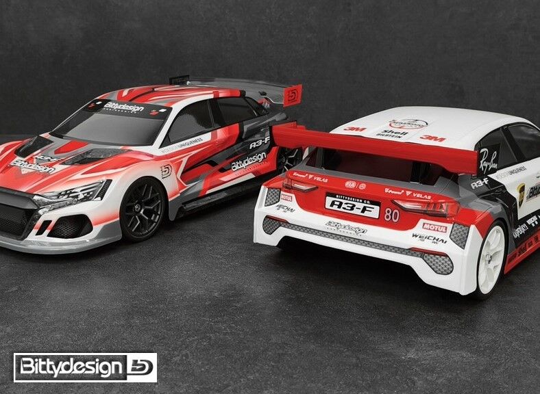 BDFWD-A3FULT Bittydesign A3-F 110 FWD Karosserie 190mm ULT - Ultra Light Weight 0.5mm (3)