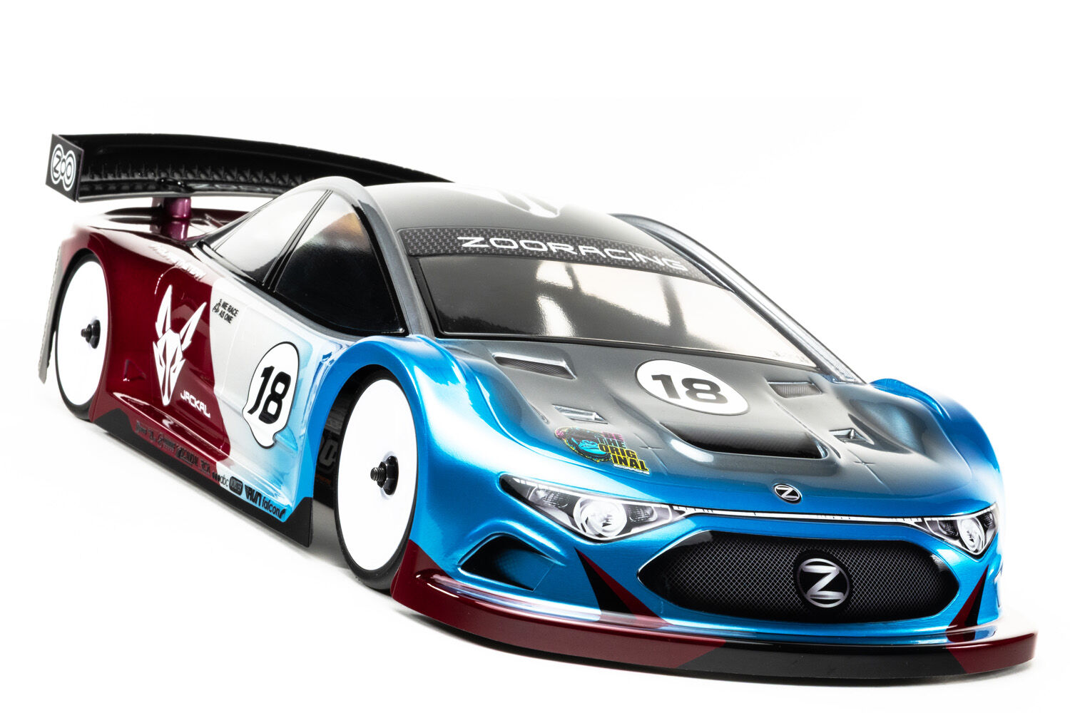 ZooRacing JACKAL 1:10 Tourenwagen Karosserie (unlackiert) 0.7mm REGULAR