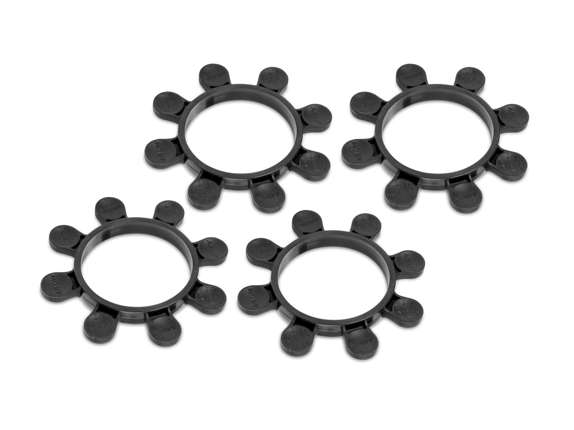 HUDY Octopus Tire Mounting Band -Black (4)