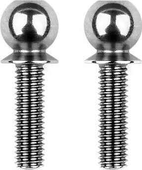 Team Associated FT HD Titanium Ballstuds Short, 10mm (2)