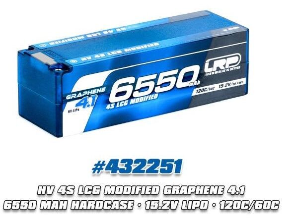 LRP-432251-LRP-HV-LCG-Modified-Graphene-4-1-6550mAh-Hardcase-LiPo-15-2v-120C60C lrp-432251-lrp-hv-lcg-modified-graphene-4-1-6550mah-hardcase-lipo-15-2v-120c60c