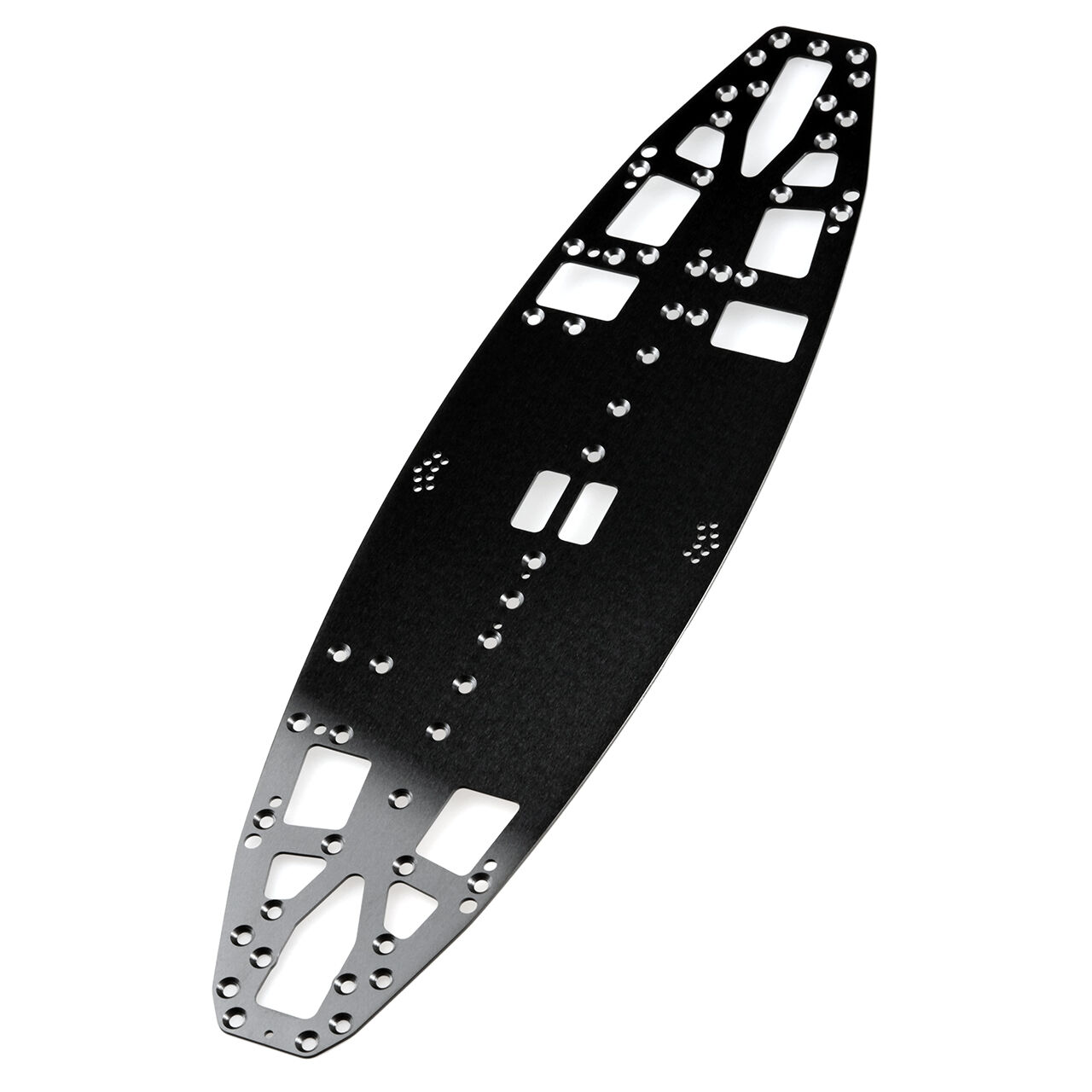 WEI-SC-A800R-DLC WeiRC DLC Stahl Chassis 1,2mm fr Awesomatix A800RR (142g) - Schwarz (2)