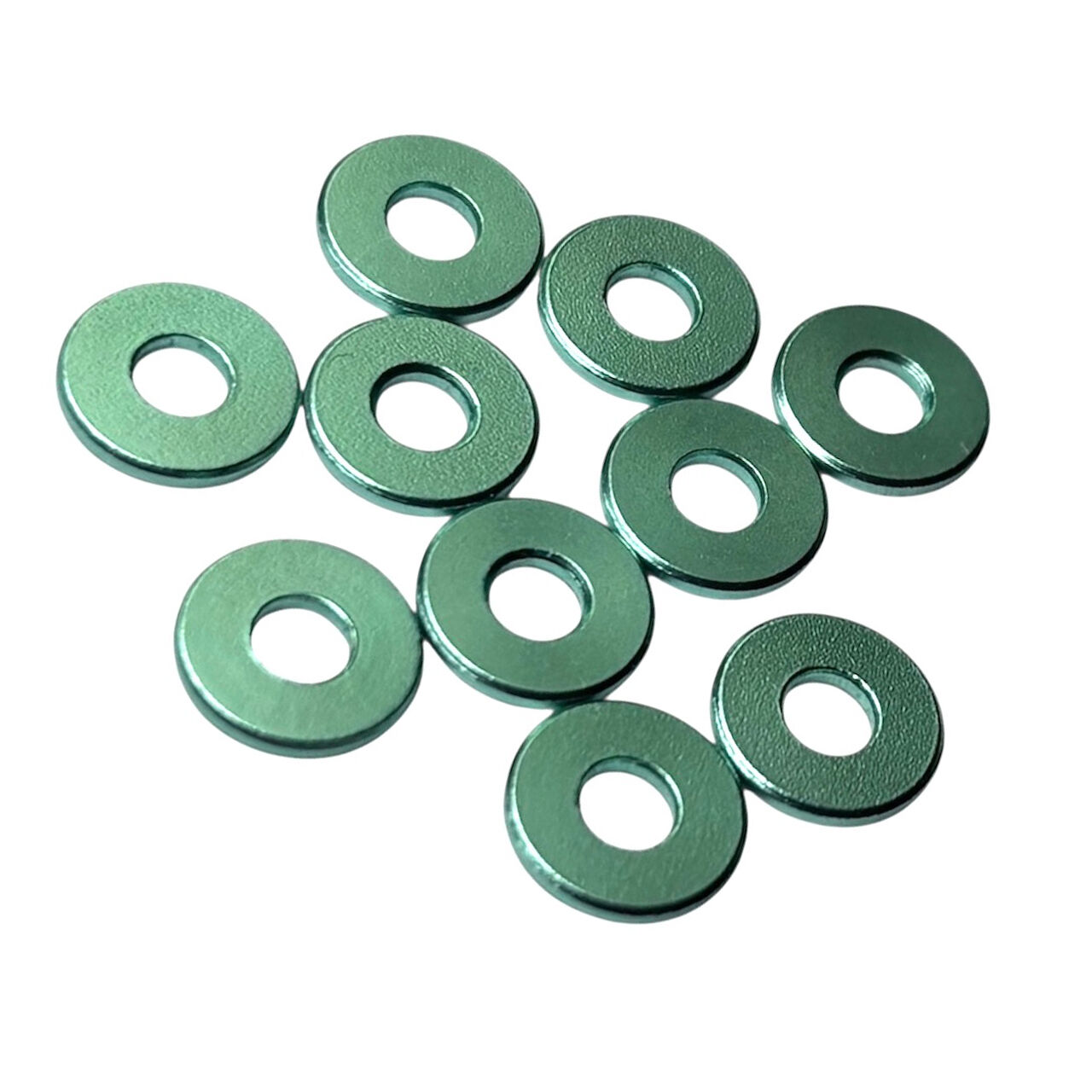 MR33 Aluminum Shim 3,0 x 7,8 x 0,5mm - Cayote (10)