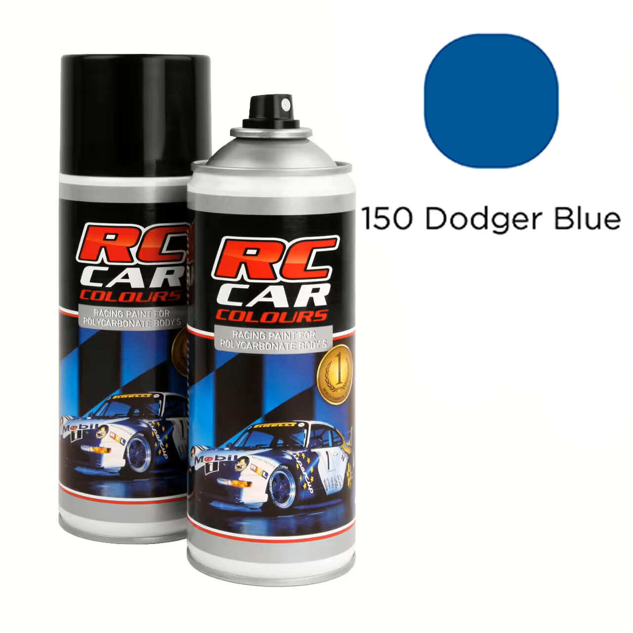 RC Car Colours Lexan Spray 150ml - Dodger Blue
