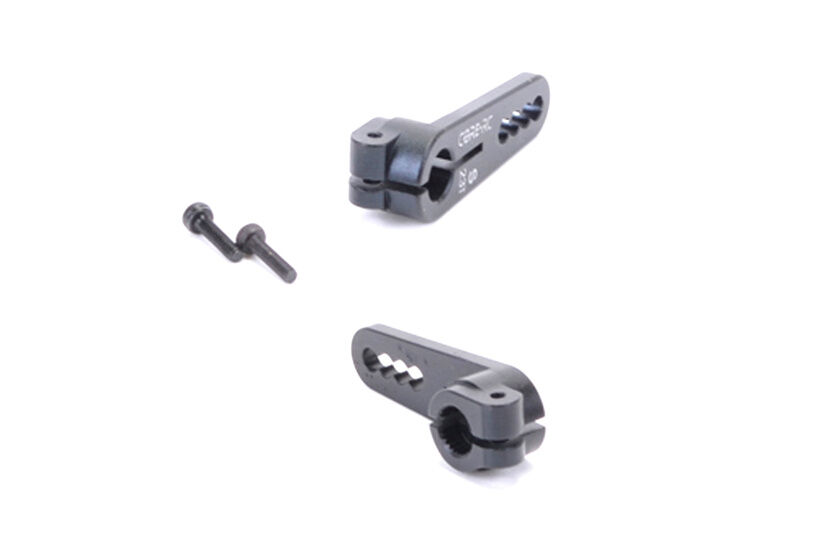 Core RC Aluminium Offset Servo Horn 23Z Kopropo/Sanwa - Schwarz