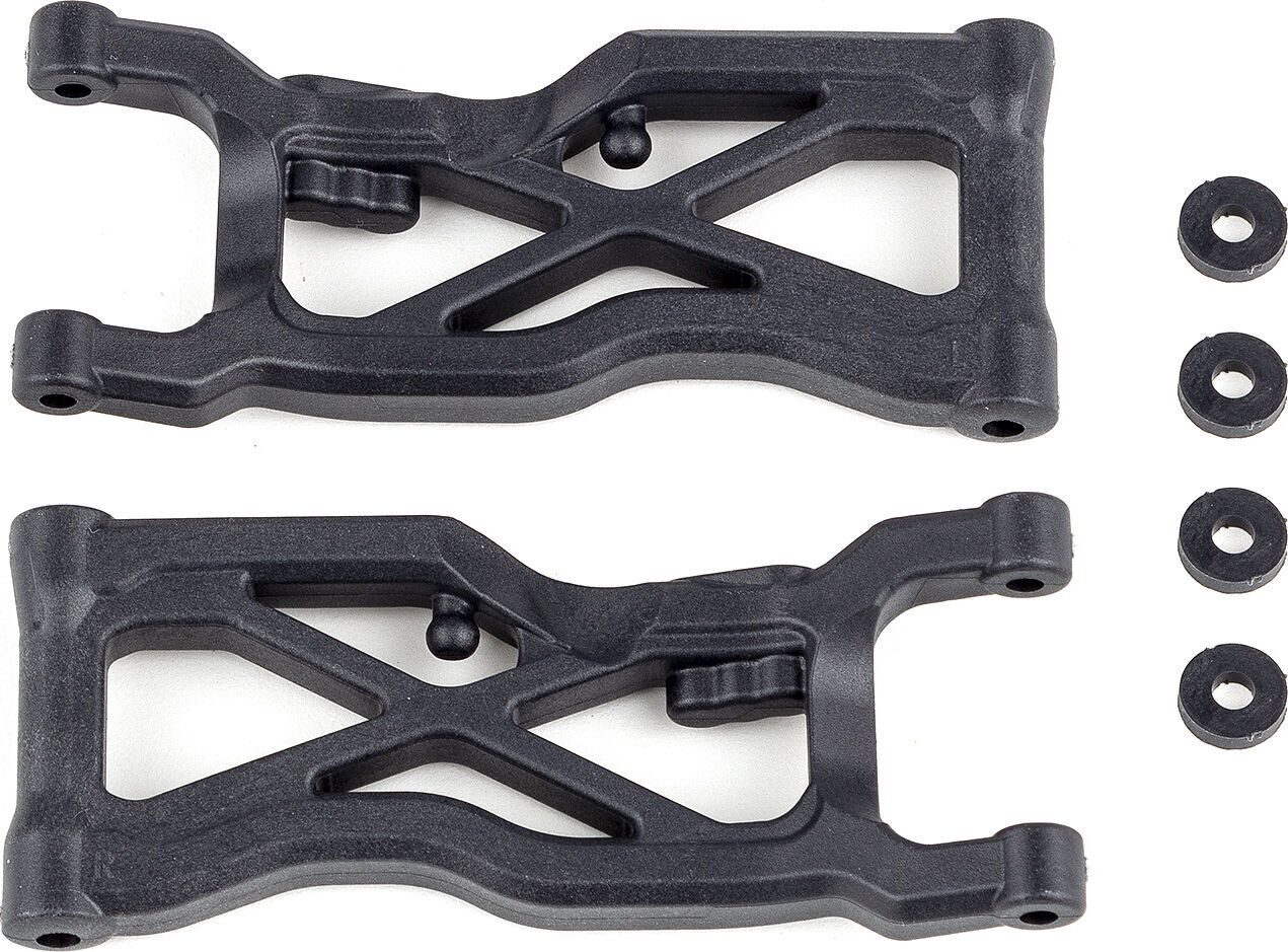 Team Associated RC10B7 FT Carbon Rear Suspension Arms V2, 78mm