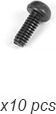 ARC A11 Round Screw 2x5mm (10)